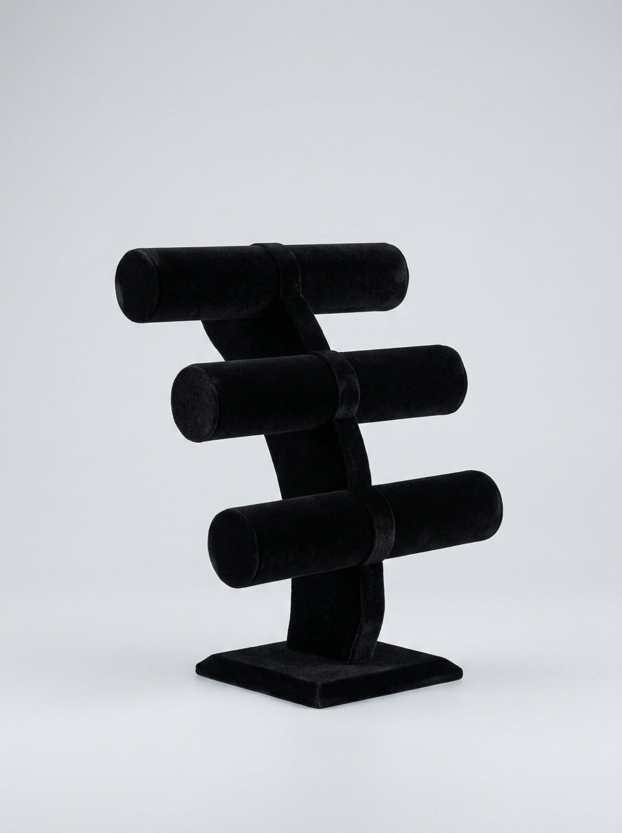 3-Tier Velvet Bracelet & Bangle Display Stand