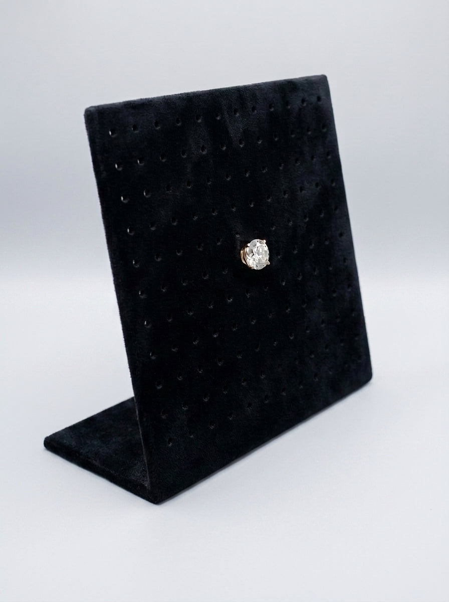 Black Velvet Earring Display Stand