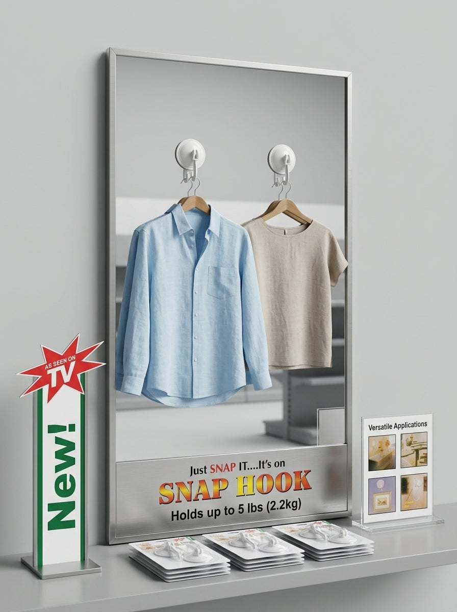 Snap Hook Mirror Hooks Value Pack