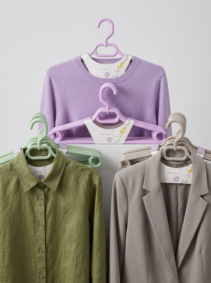 Plastic Clothes Hangers (5pcs)