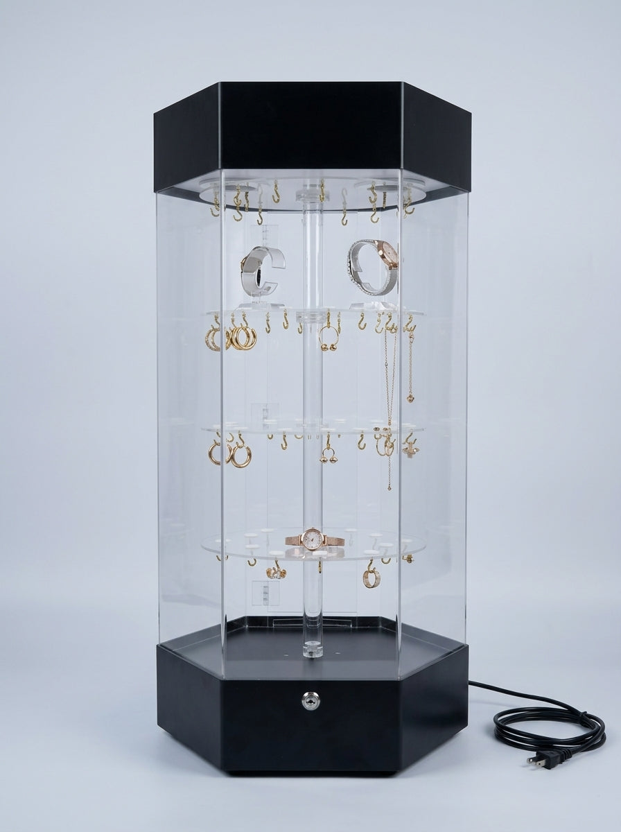 Earring & Jewelry Display Storage Tower