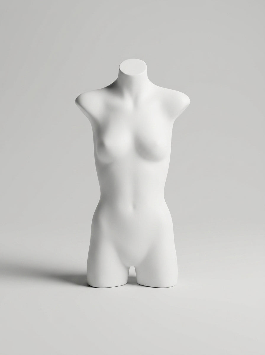 White Female Torso Mannequin