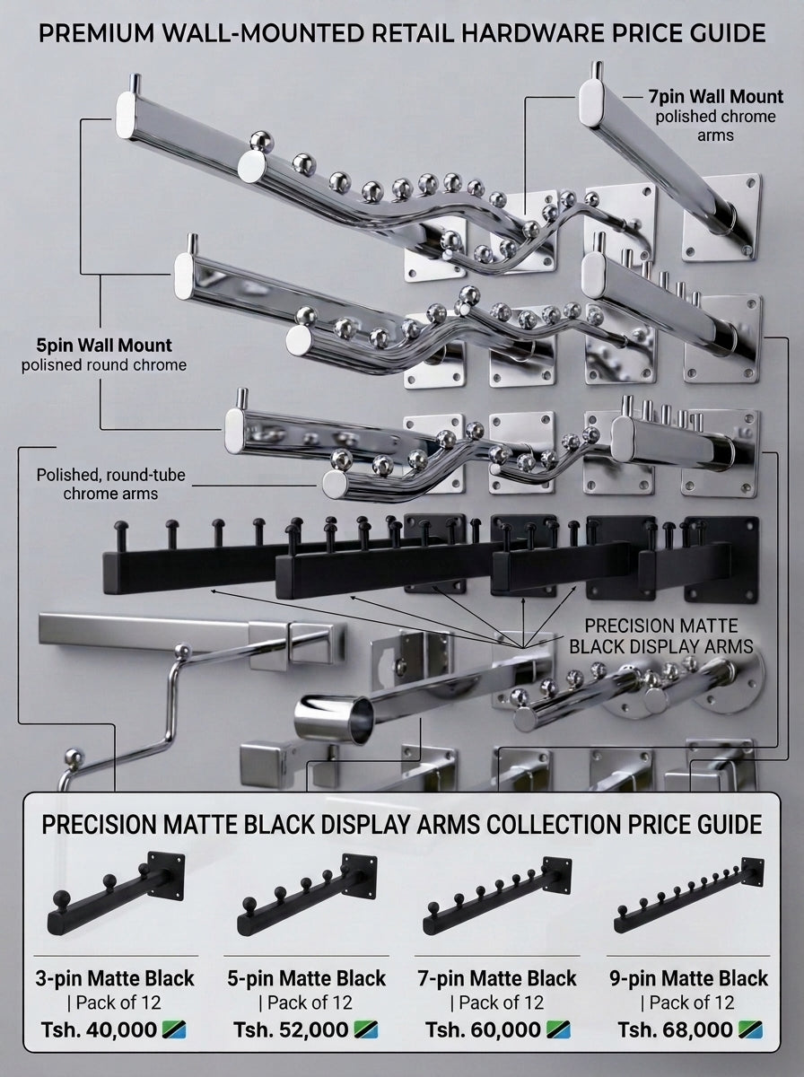 Precision Matte Black Display Arms