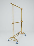 Premium multi-adjustable gold Z-rack garment rail – gold Z-rack Tanzania