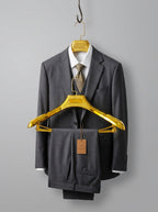 Luxury Gold Suit Hangers with Trouser Bar — Pack of 12