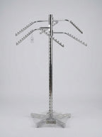 4-Way Clothing Display Rack – Stainless Steel