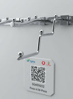 Modular zigzag merchandise hooks chrome – photo 2