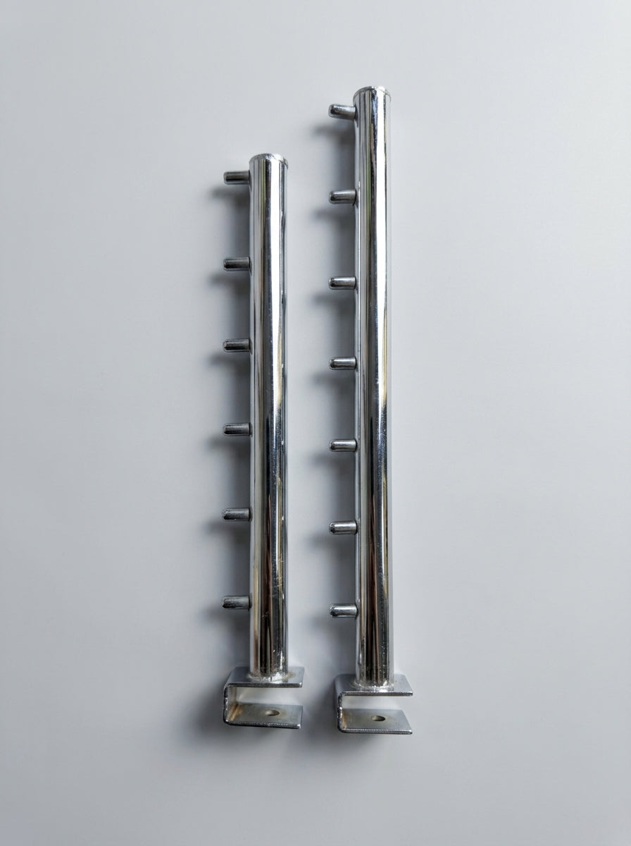 Display Handles – Pin-Style (Chrome & Black)