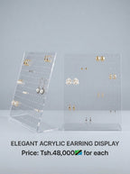 Elegant acrylic earring display stand – photo 7