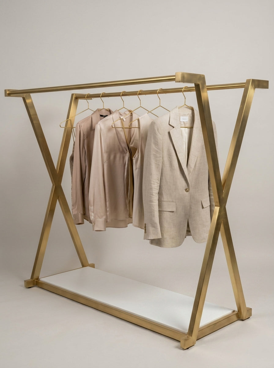 Designer A-Frame Clothing Rack
