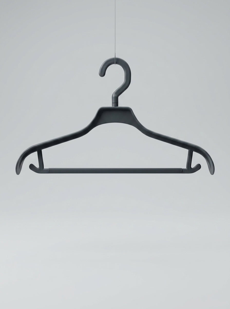 Premium Heavy-Duty Suit Hangers with Trouser Bar — Pack of 12