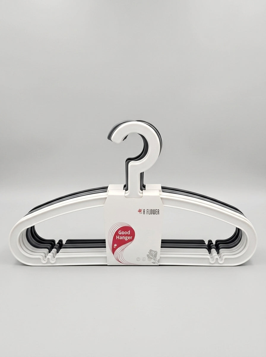 A Flower Premium Plastic Garment Hangers (5pcs)