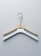Plastic Hangers Natural & White (12pcs)
