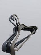 Premium Heavy-Duty Suit Hangers with Trouser Bar — Pack of 12