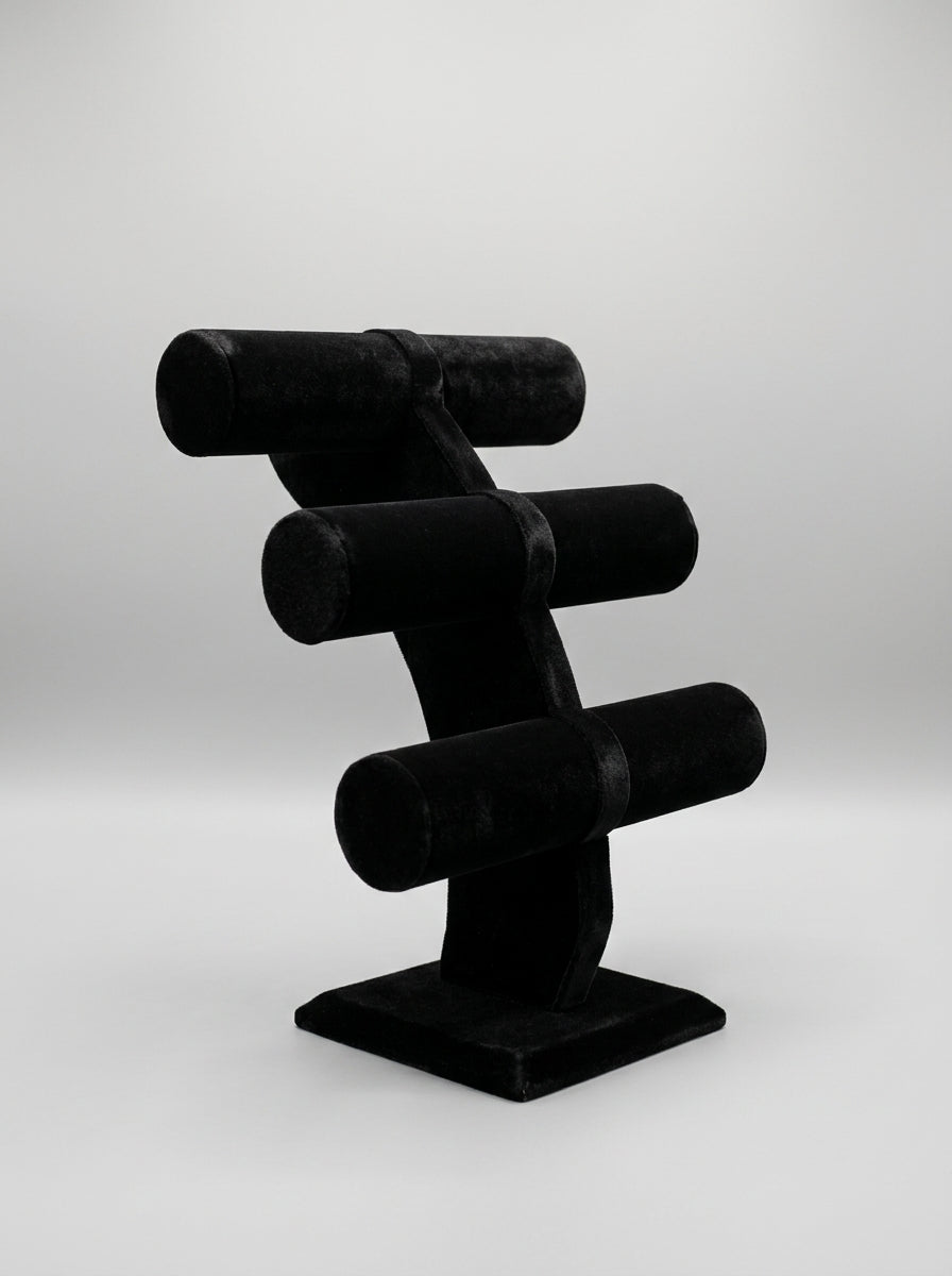 3-Tier Velvet Bracelet & Bangle Display Stand