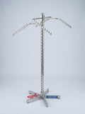 4-Way Clothing Display Rack – Stainless Steel