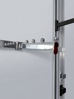 Premium Ball Waterfall Hooks – Forward-Angled Arm (Crossbar Top-Hook Mount)