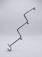 Modular zigzag merchandise hooks chrome – photo 5