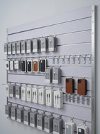 Premium Chrome Slatwall Display Hooks