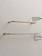 Hand-Forged Brass Wide Handle Wall-Mounted Clothing Rail