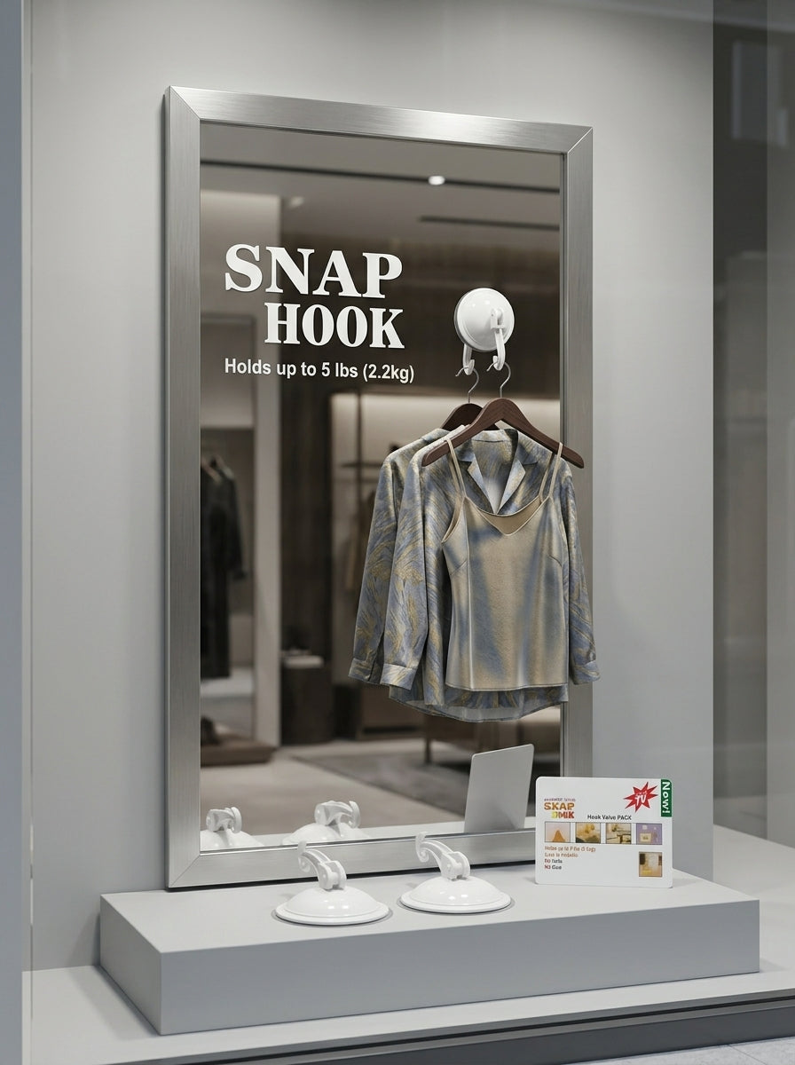 Snap Hook Mirror Hooks Value Pack