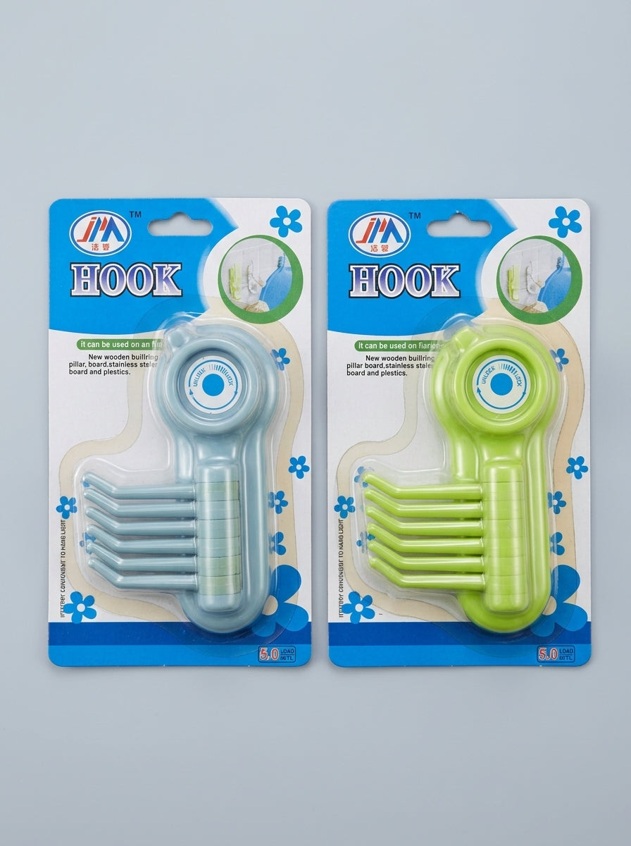 Multi-Prong Adjustable Adhesive Hook