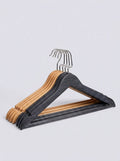 Plastic Clothes Hangers – Wooden Look
